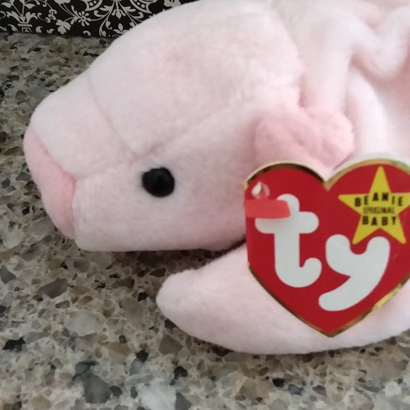 TY Beanie Babies- Squealer The Pig- Style# 4005 - Picture 2 of 11